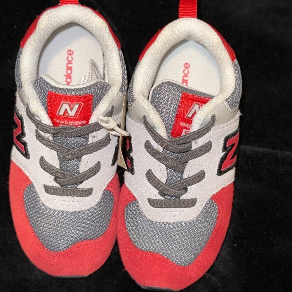 New Balance Red and Gray Sneakers Lightweight Comfort